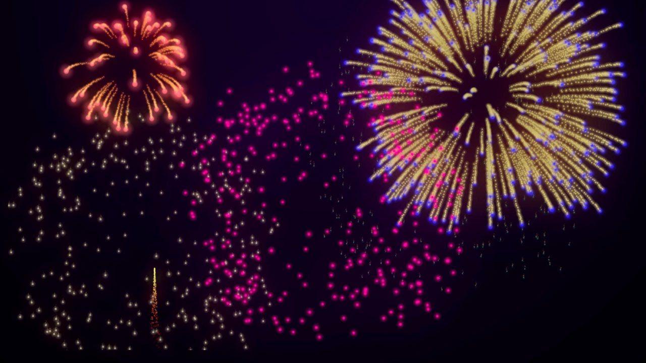 Free Fireworks Background Loop for New Year's /4th of July