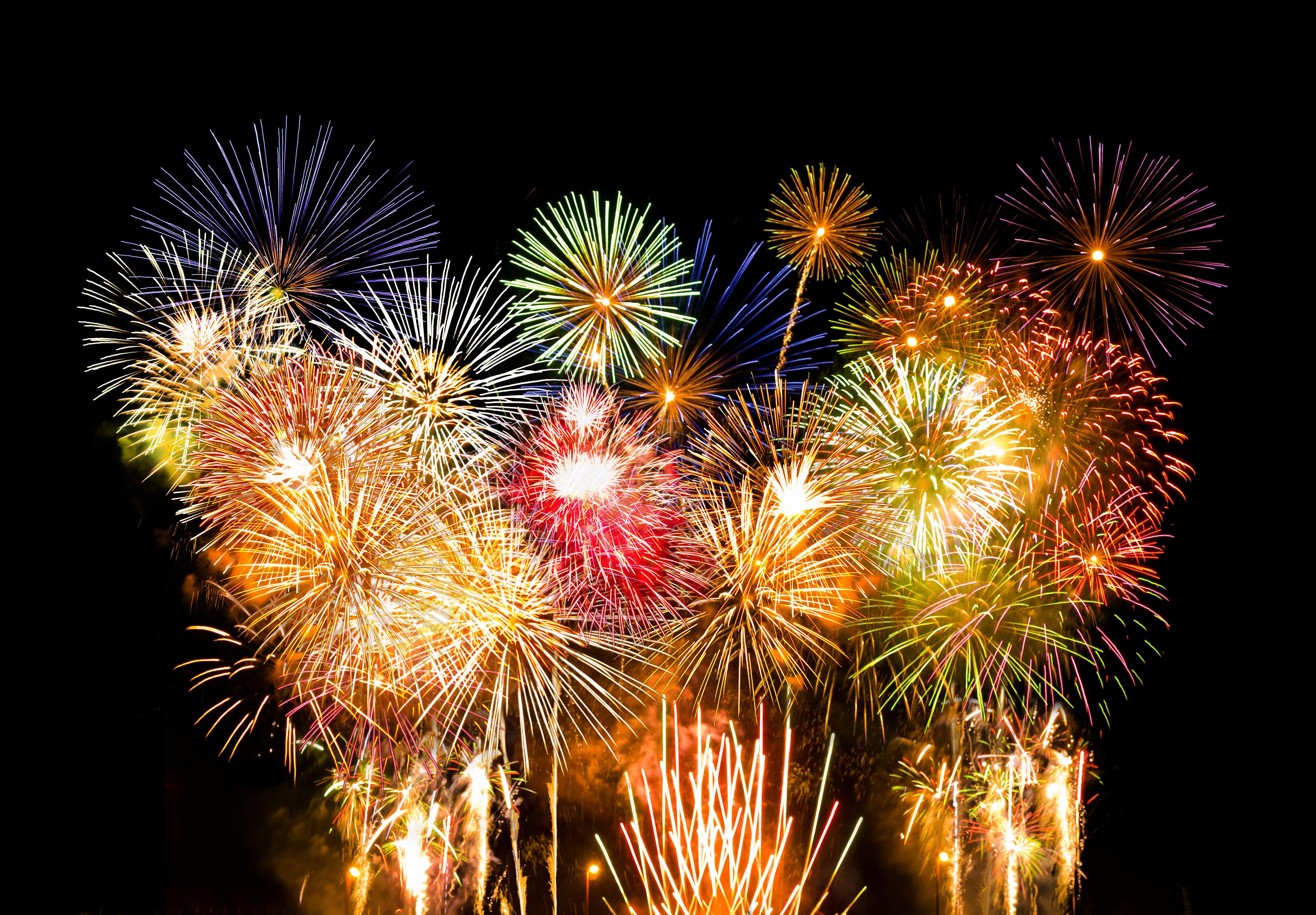 Fireworks Background Background Spot