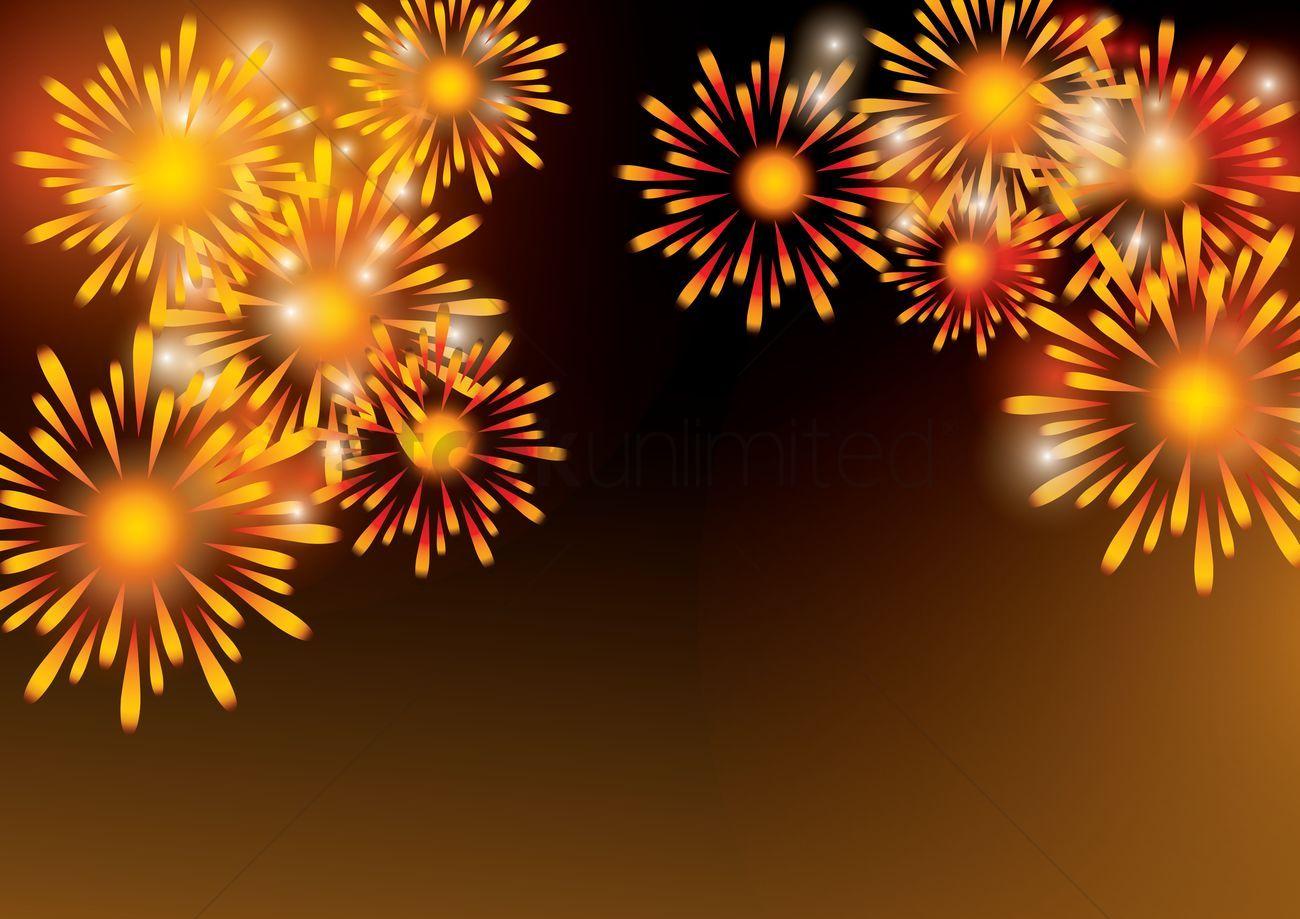 Fireworks design background Vector Image