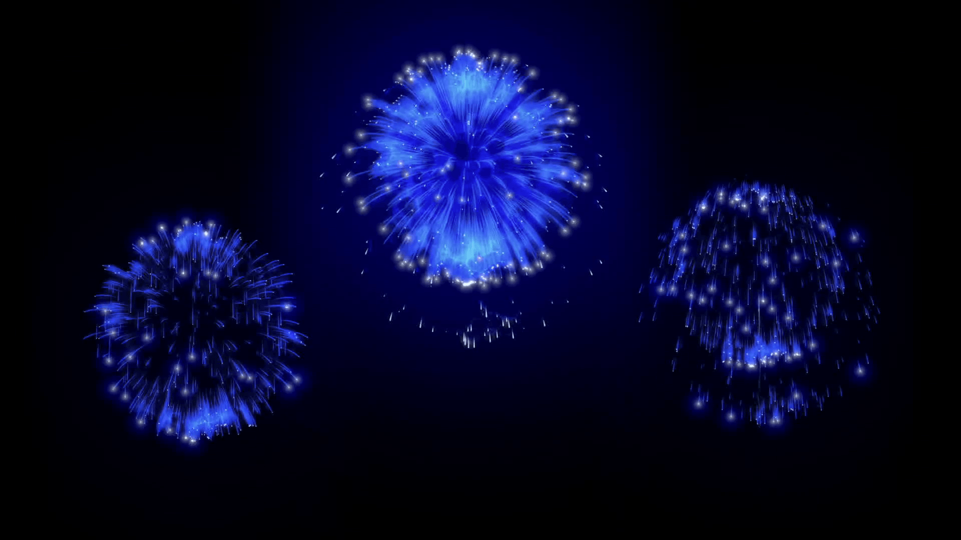 4K firework background. colorful fireckrackers at holiday night