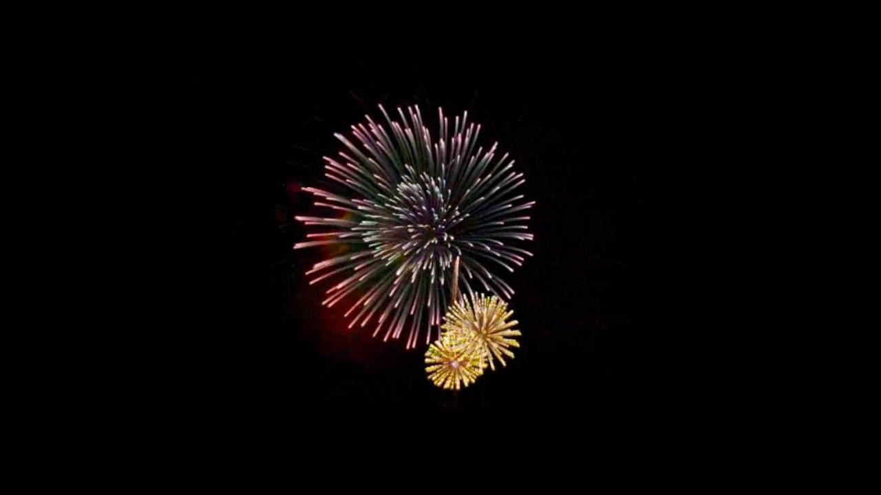 Fireworks video footage background HD