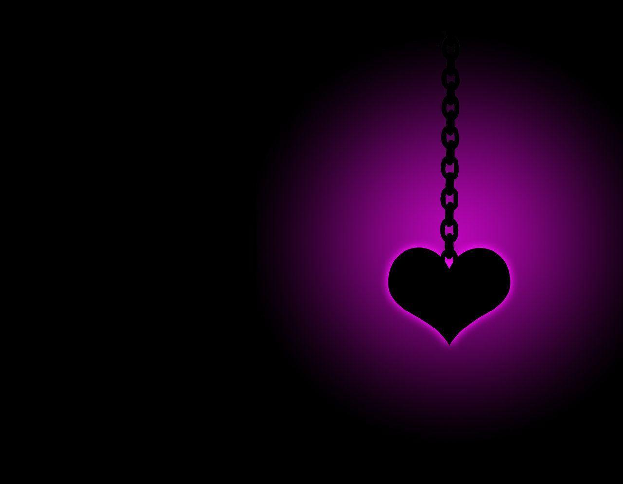 Purple And Black Hearts Wallpapers - Wallpaper Cave