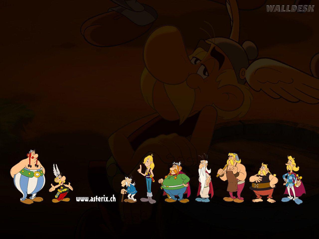 A galera do Asterix e Obelix. Papéis de parede para PC, fotos