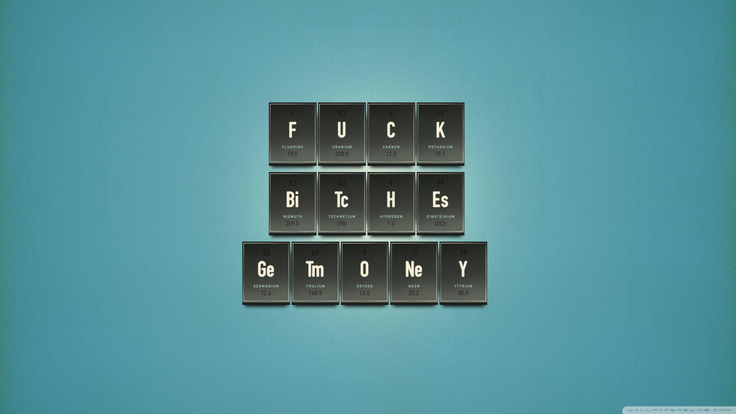 Funny Chemistry Periodic Table ❤ 4K HD Desktop Wallpaper for 4K