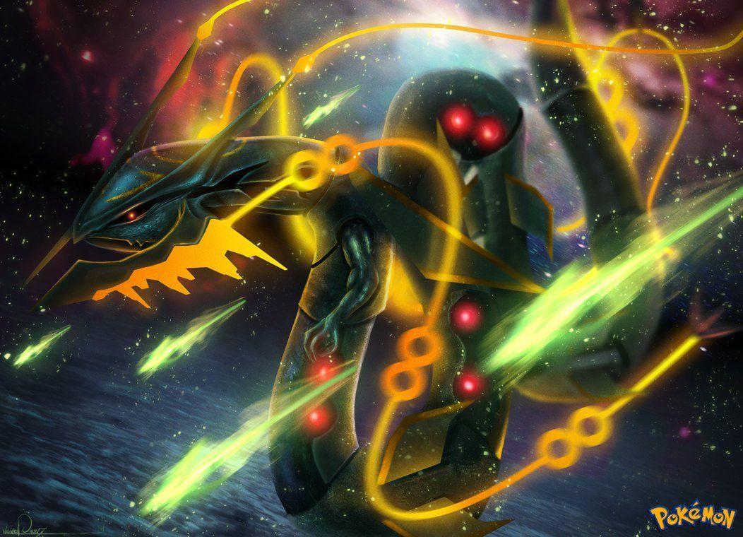 Pieces of Fan Art To Remind You Not To Mess With Mega Rayquaza