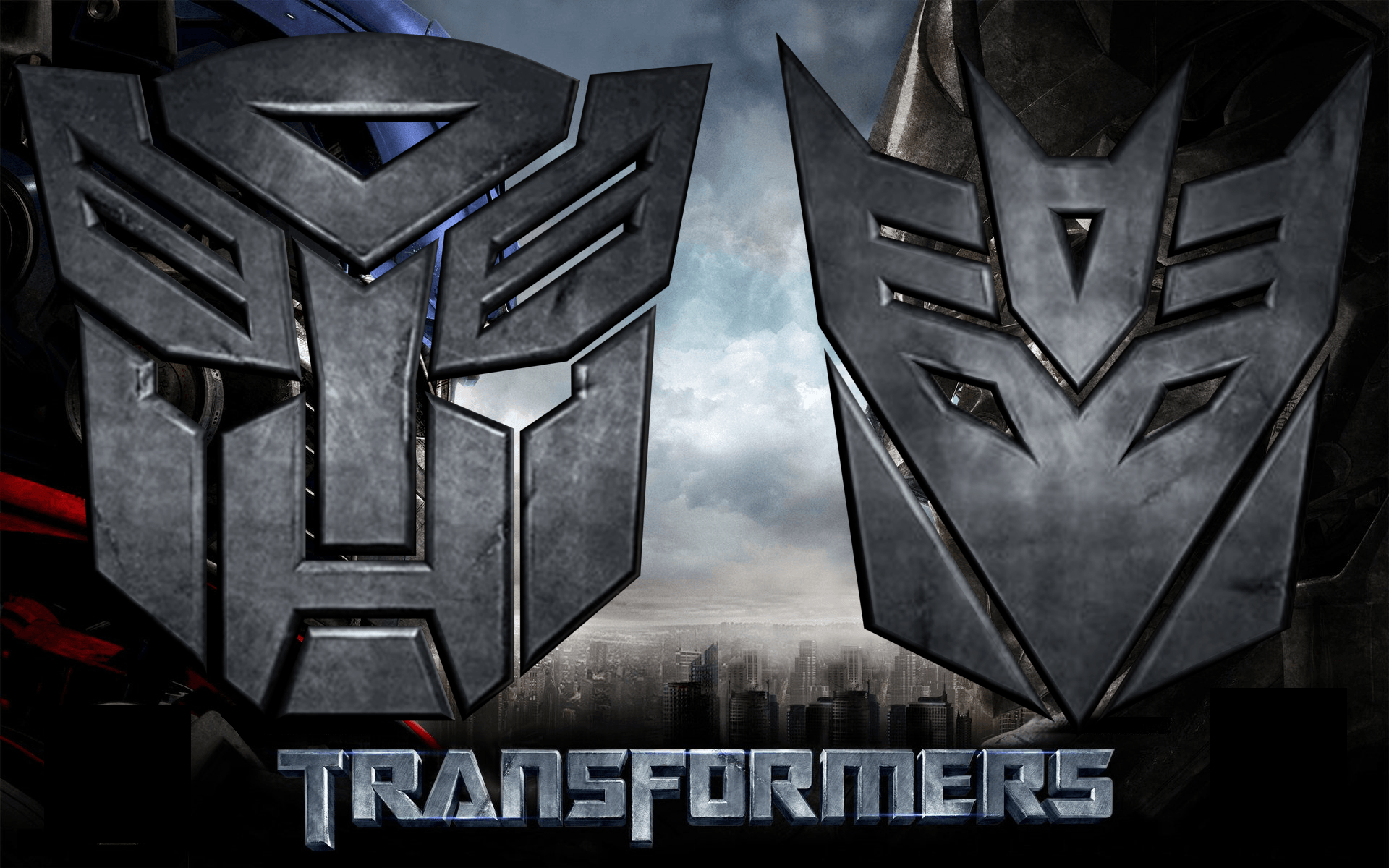 3D Autobot and Decepticon Logo
