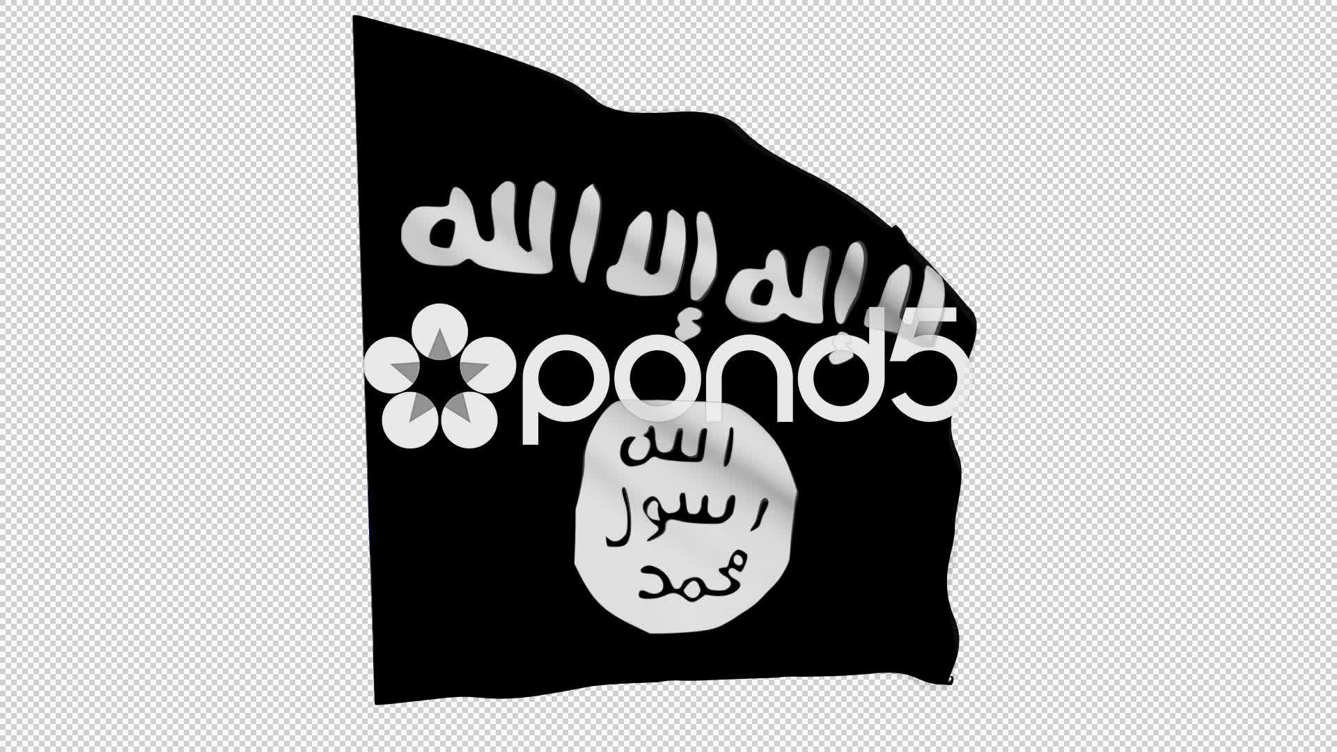 Flag Animation White Alpha Islamic State Of Iraq And The Levant