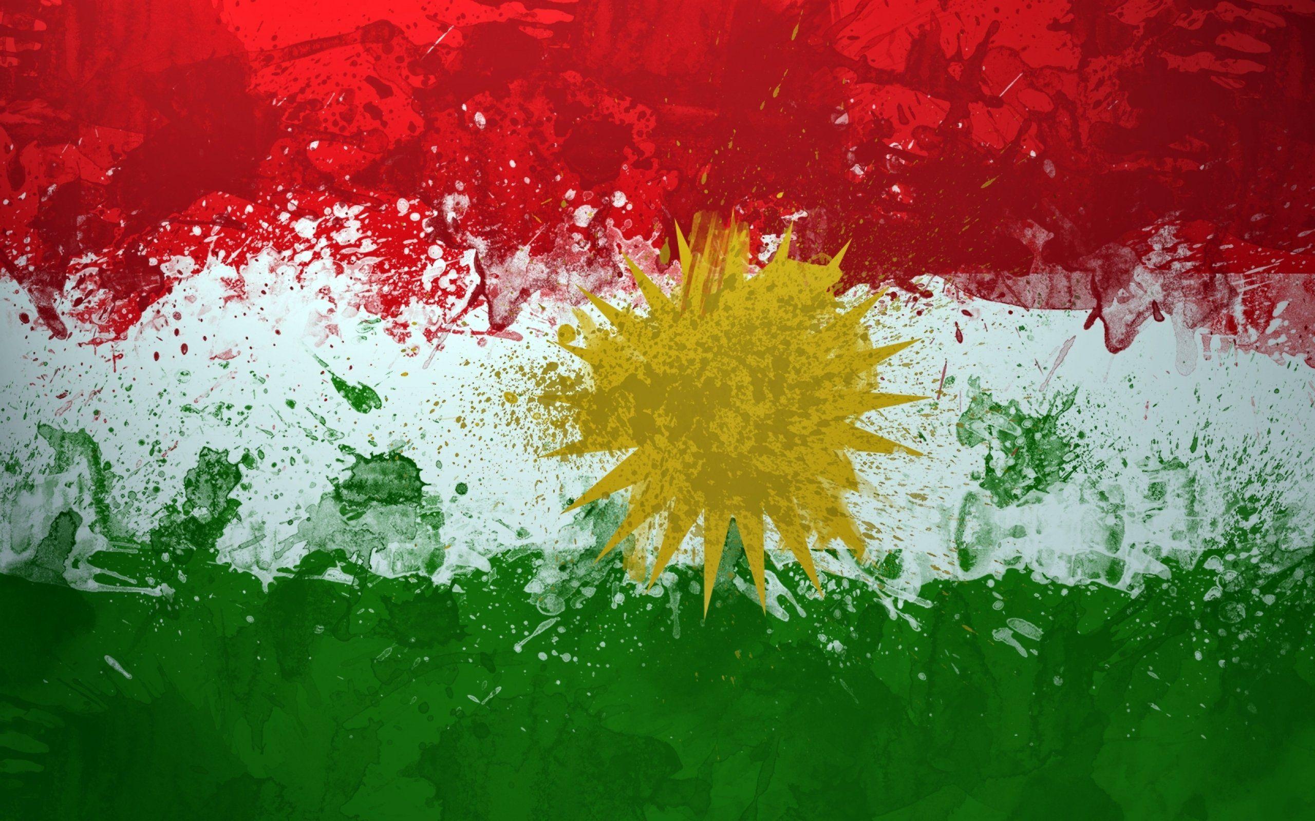 KURDISTAN kurd kurds kurdish flag poster wallpaperx1600