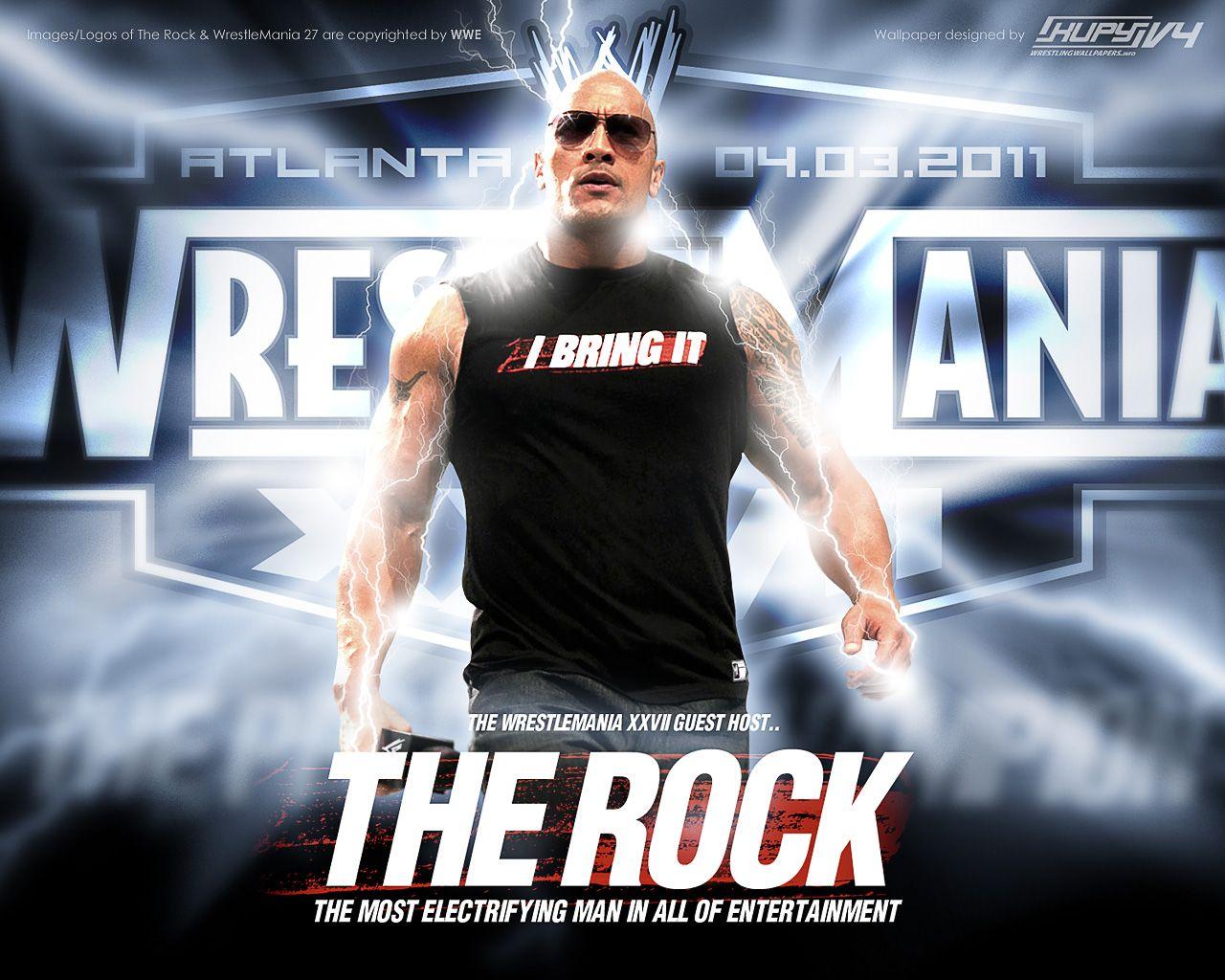 Famous Sports Personalities: Wwe The Rock HD Wallpaper 2012