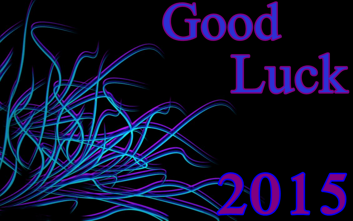 Good luck wishes 2015 wide wallpaper and background. Wallpaper