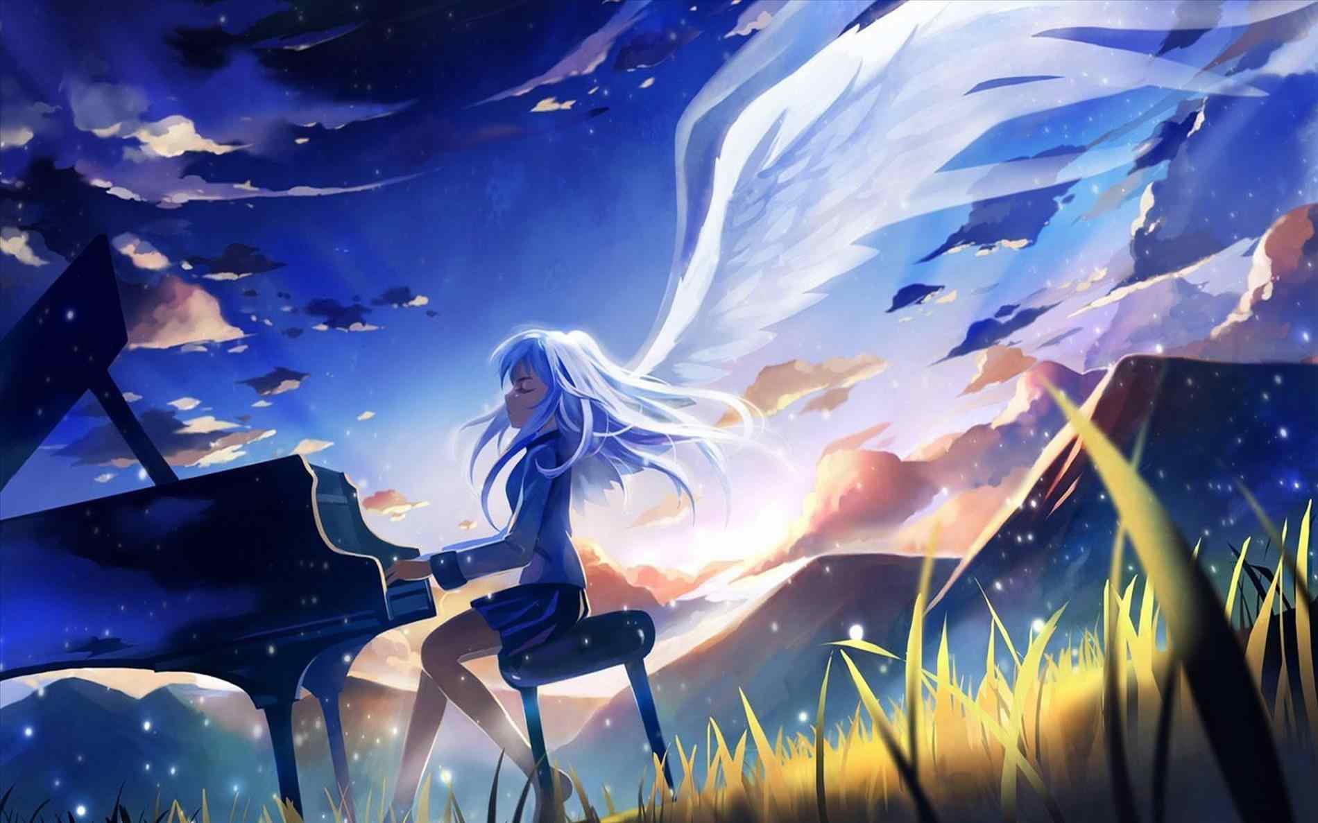 anime angel wallpaper iphone