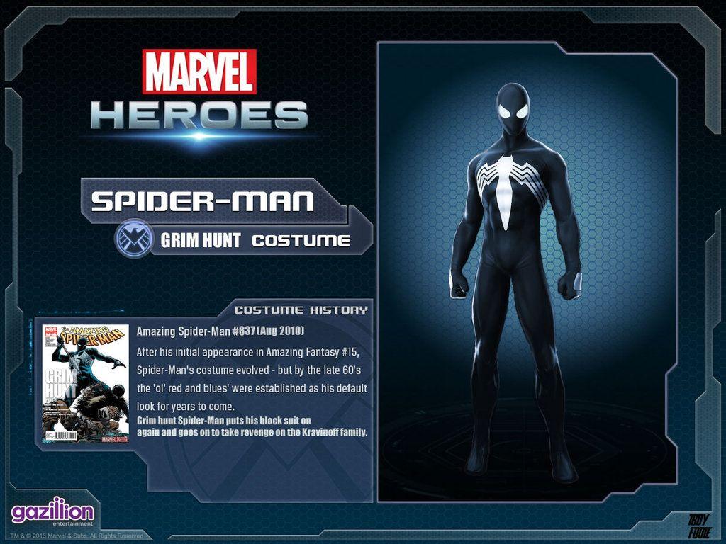 Costume spiderman back in b