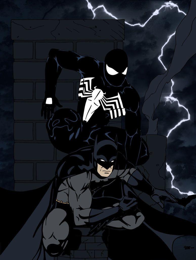 Batman And Black Suit Spider Man II