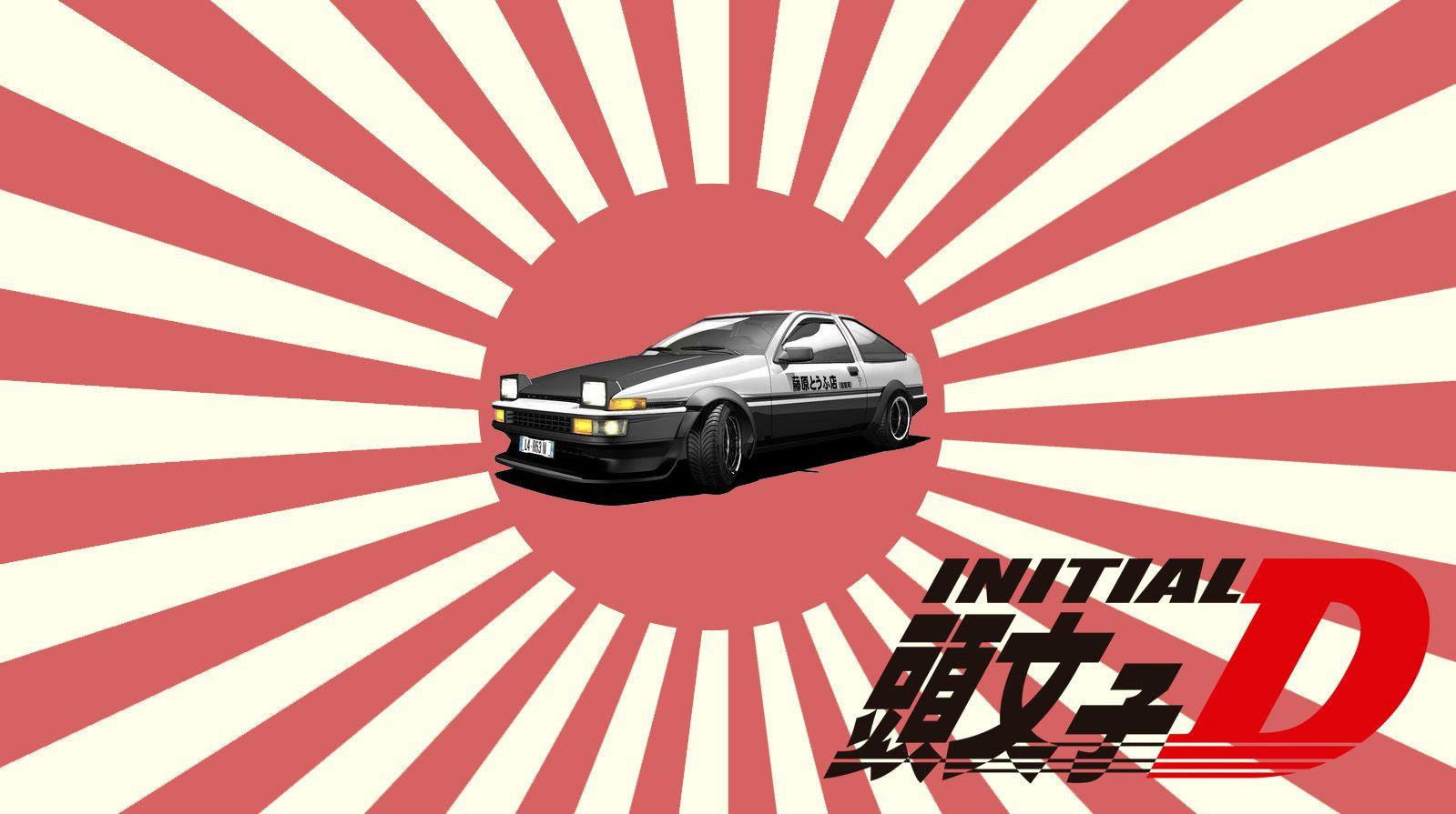 An AE86 wallpapers I just made : initiald
