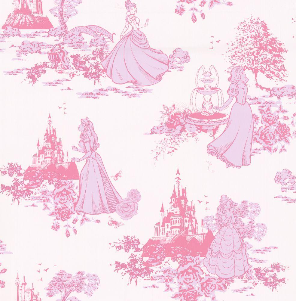 Princess Toile by Kids Home, Wallpaper Direct