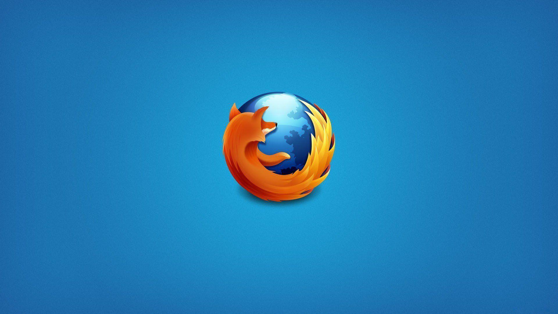 mozilla firefox browser blue background HD wallpaper