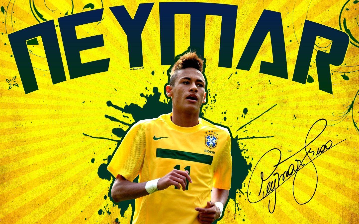 Neymar Brazil HD Wallpaper 2. Neymar Brazil HD Wallpaper