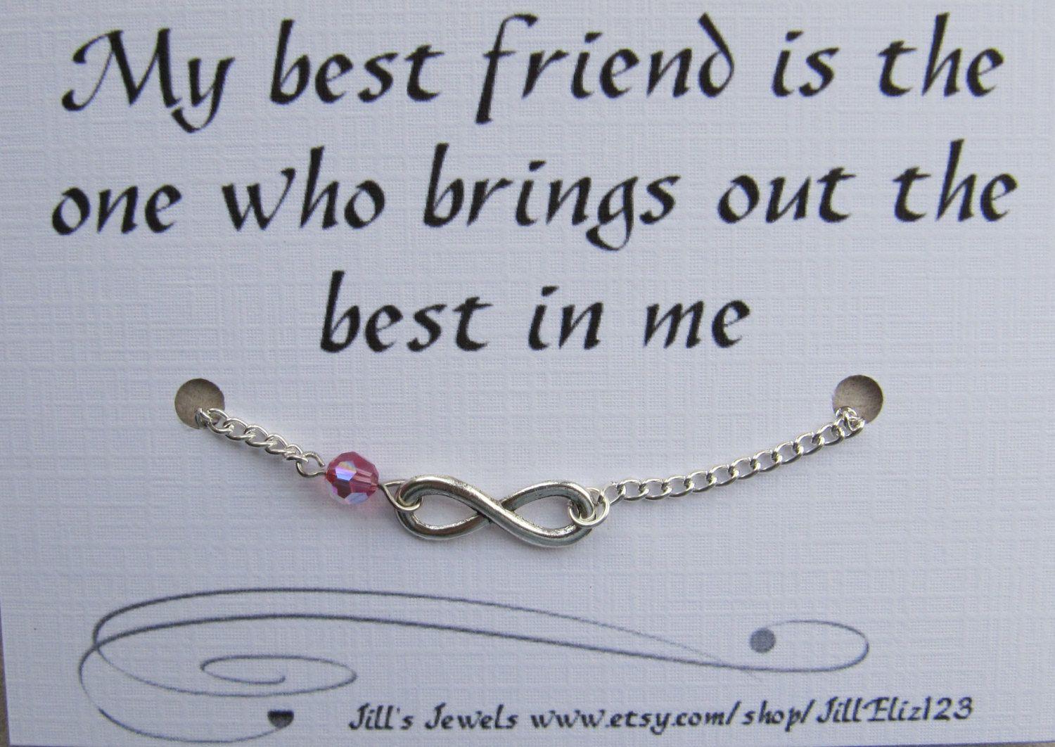 Best Friend Bracelet Best friend Gift Infinity Charm