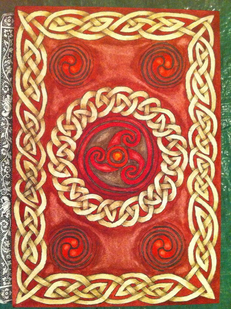 celtic knot watercolor