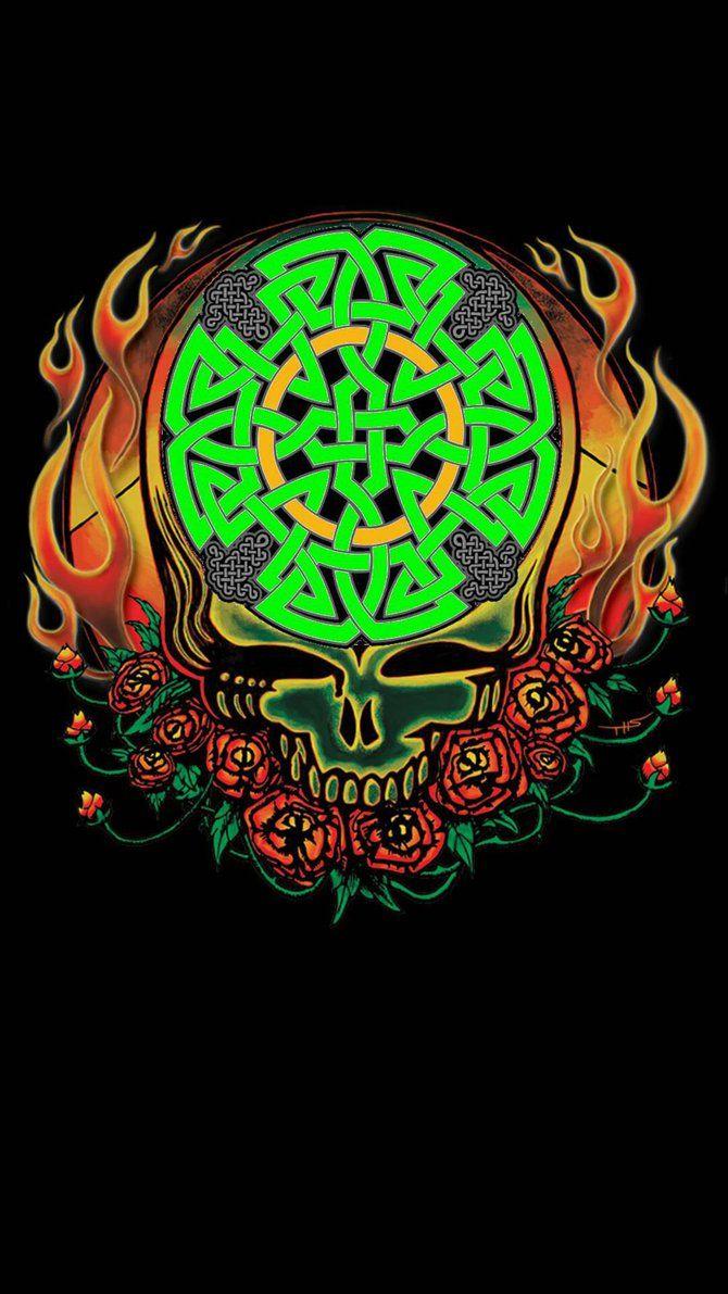 Grateful Dead Celtic Knot Cross