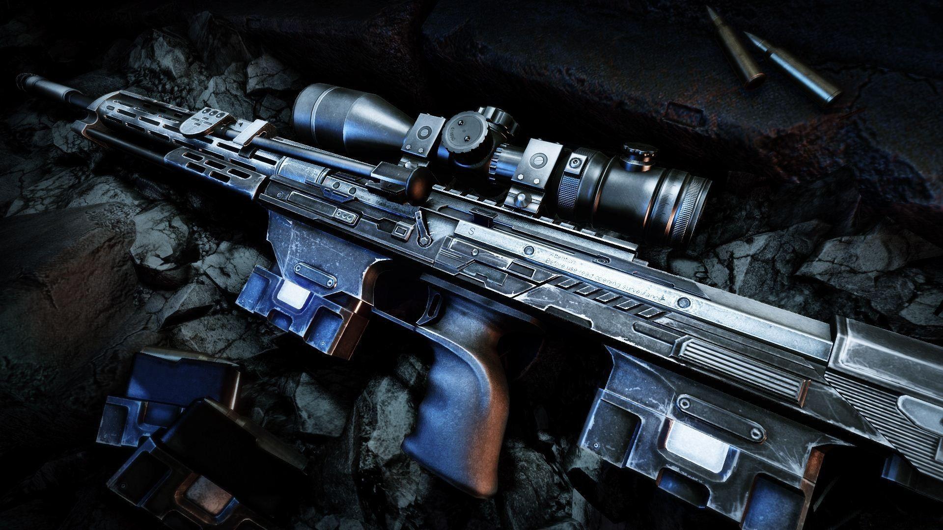Image Army Sniper Sniper Rifle Rifles DSR 50 Ghost Warrior 1920x1080