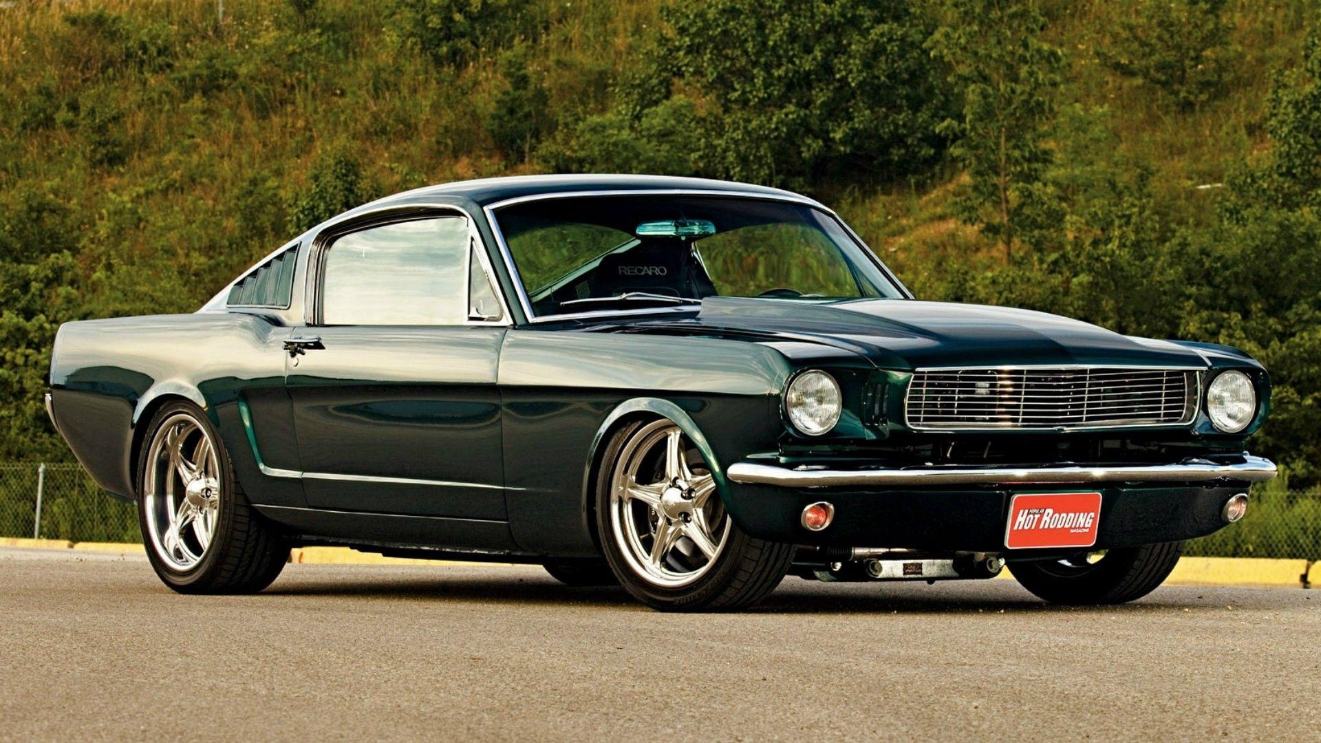 Download wallpaper 1920x1080 ford, muscle car, mustang, fastback