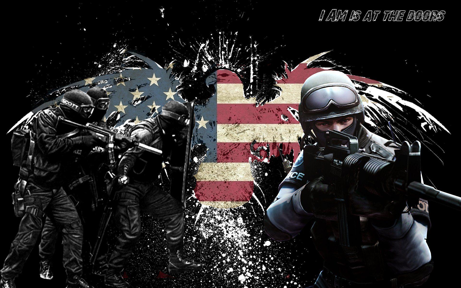 Swat Team In Action Wallpaper HD Gamers Wallpaper 1080p