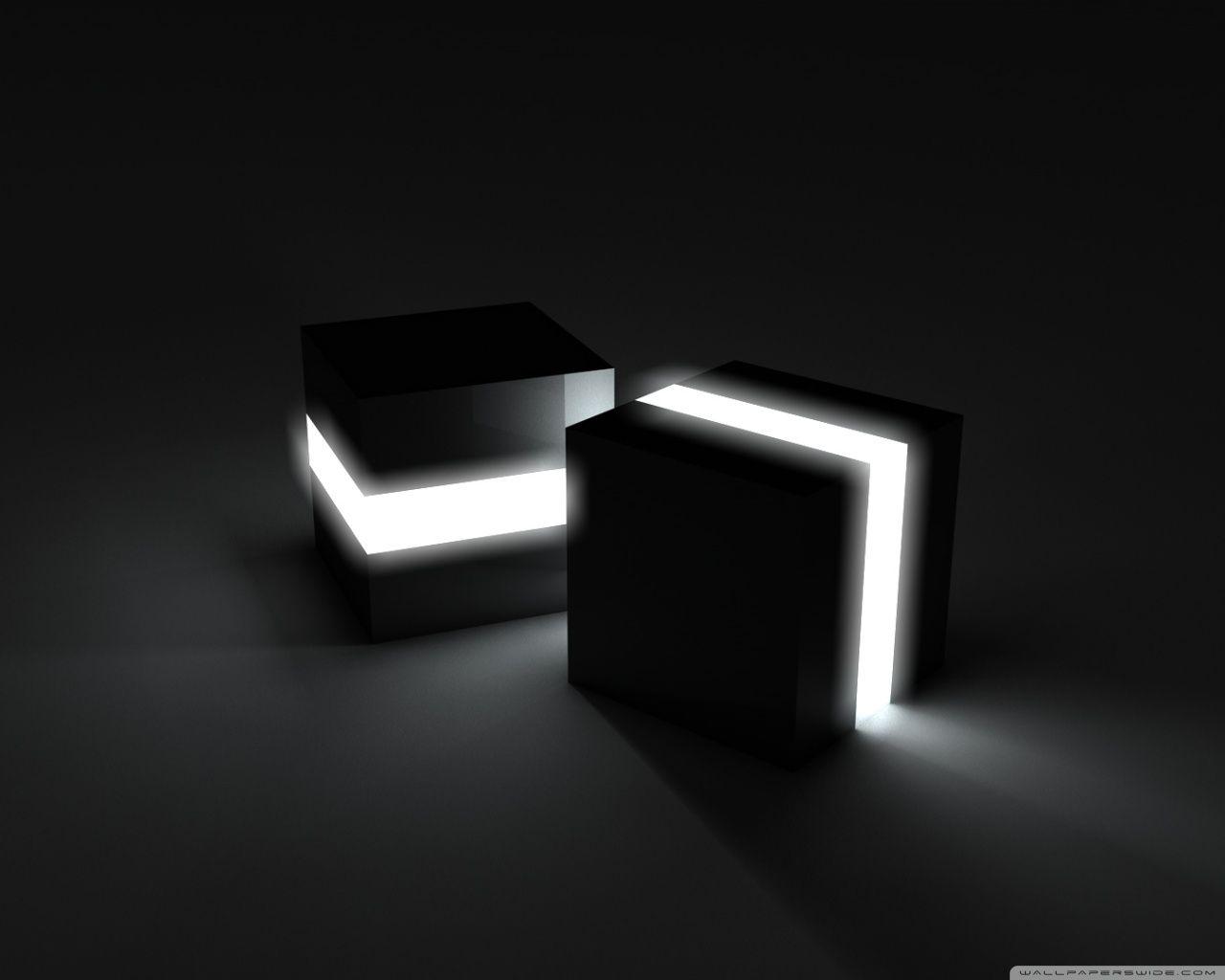 Black Cubes ❤ 4K HD Desktop Wallpaper for 4K Ultra HD TV • Wide