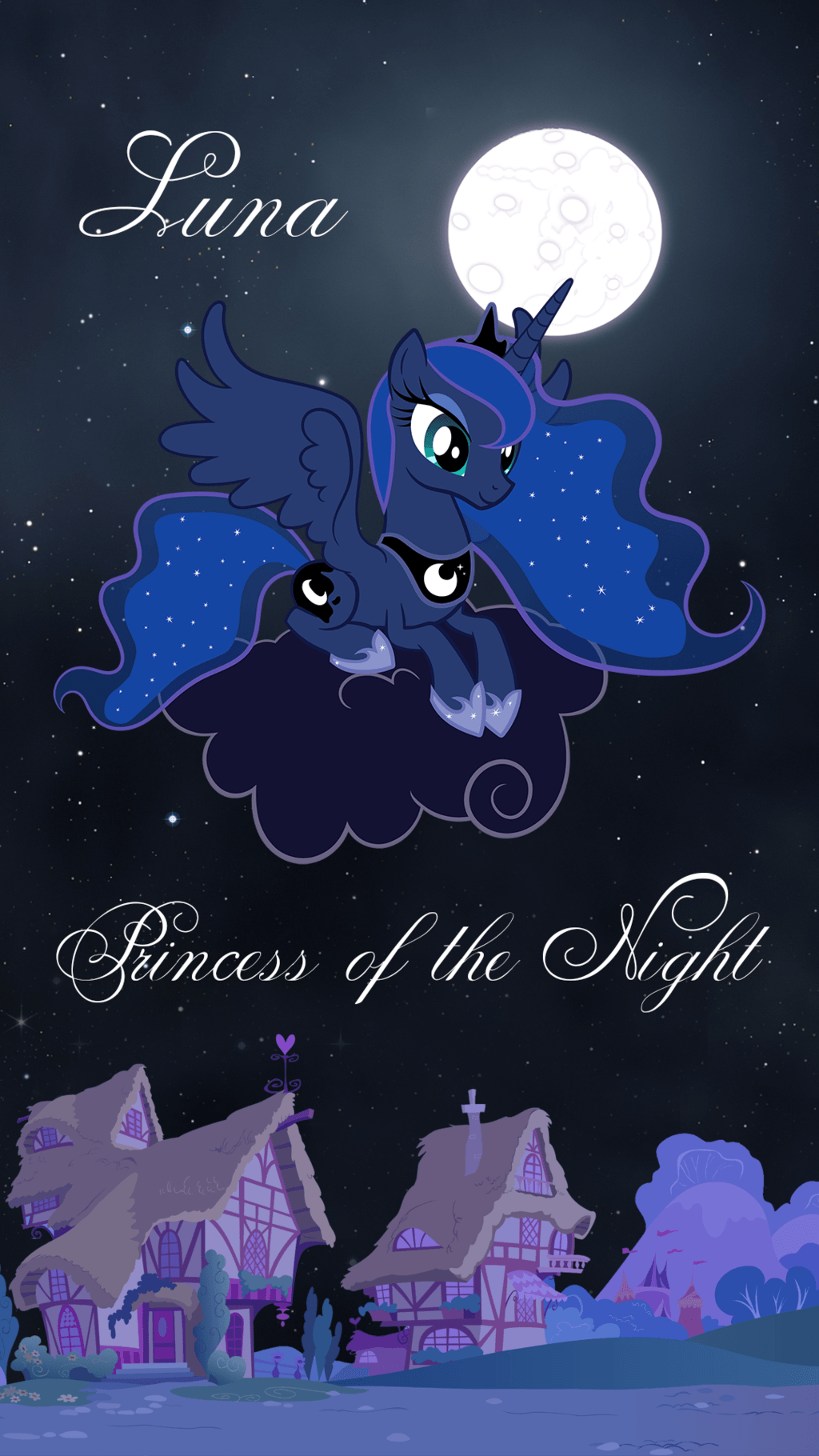 Princess Luna Night Wallpaper