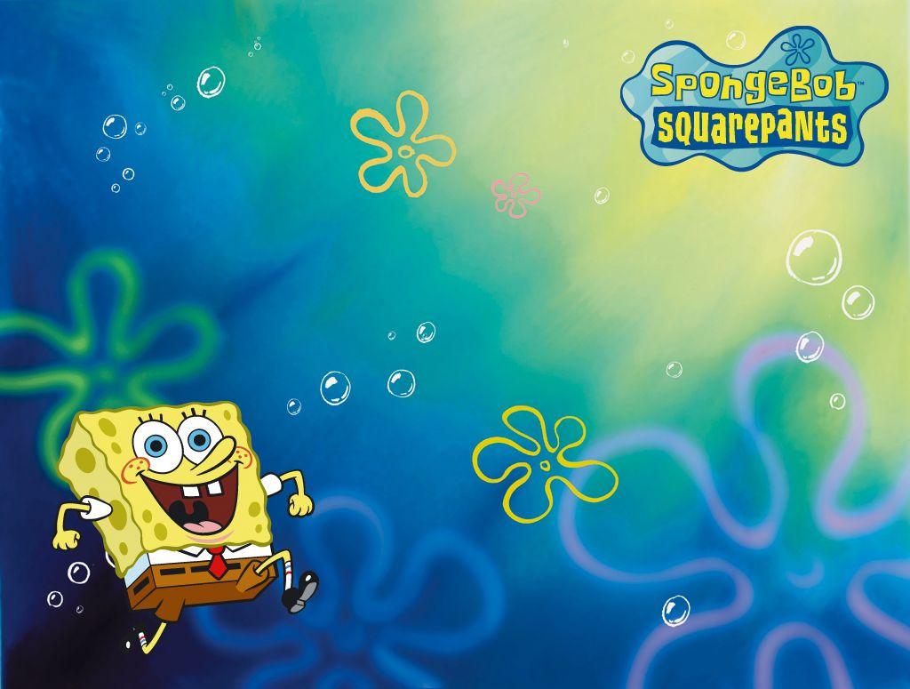 spongebob flower background