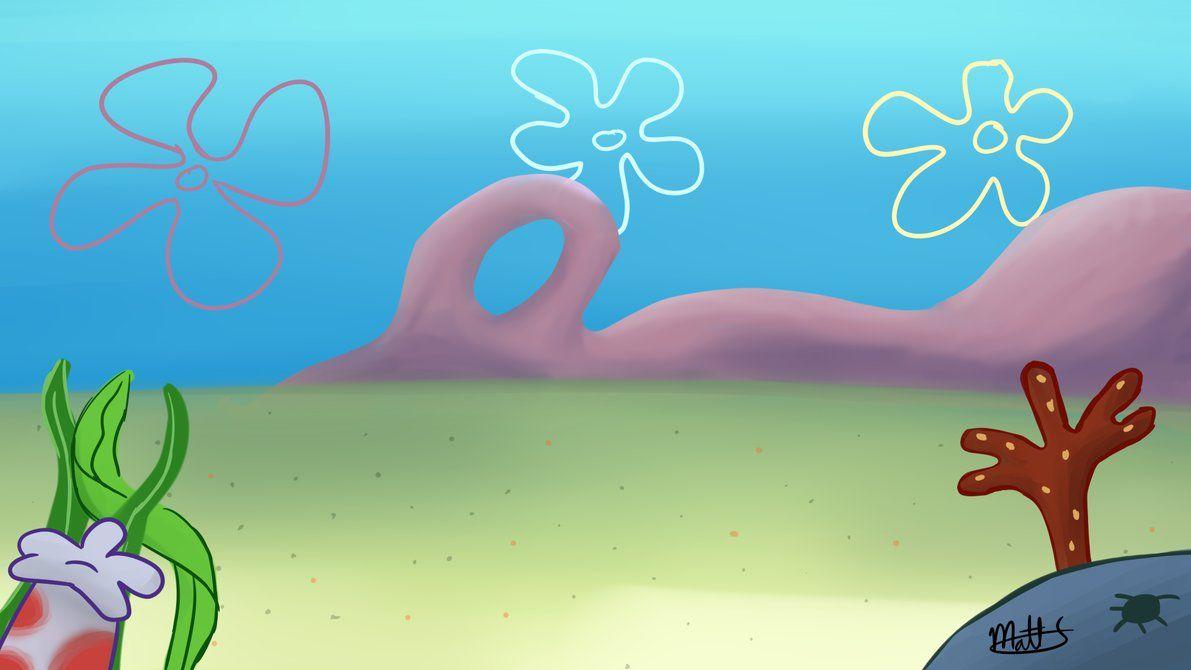 spongebob ocean background. Background Check All