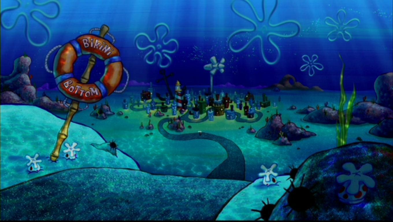 Spongebob Underwater Background
