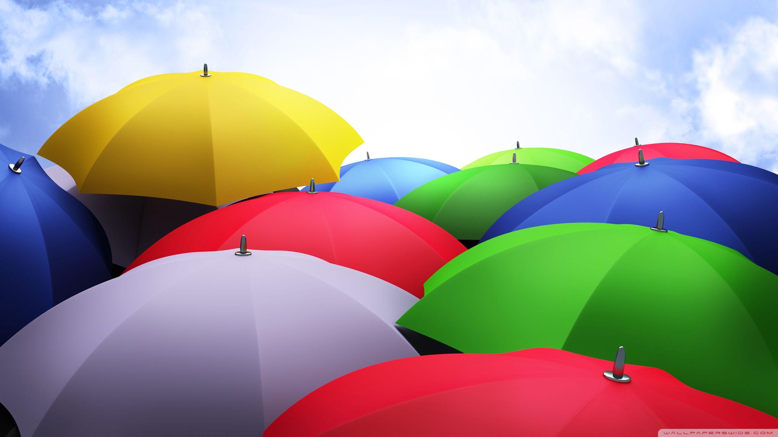 Colorful Umbrellas ❤ 4K HD Desktop Wallpaper for 4K Ultra HD TV