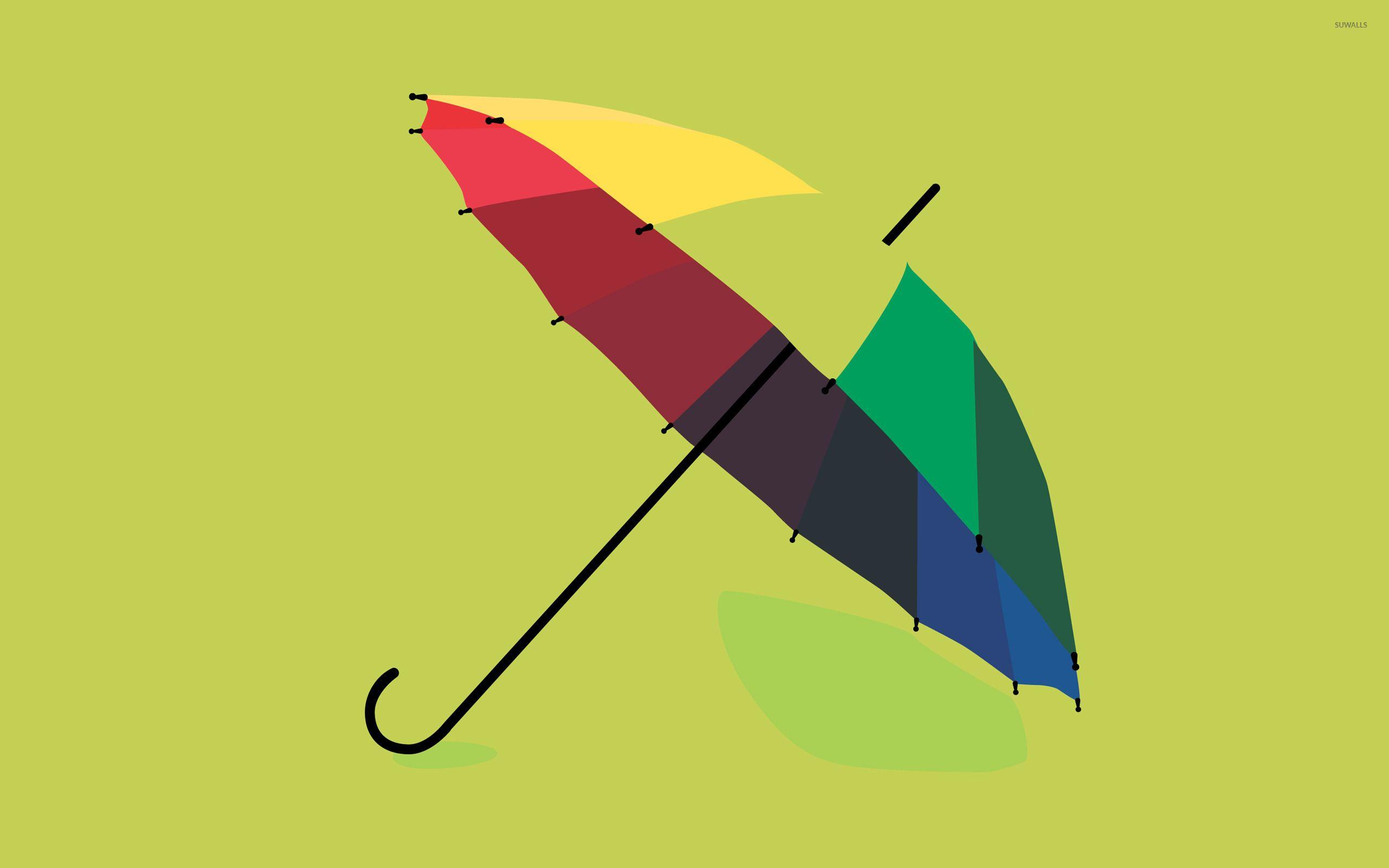 Colorful umbrella wallpaper wallpaper