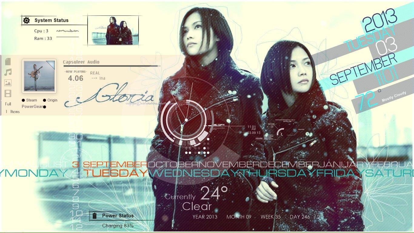 YUI Yoshioka (rainmeter)