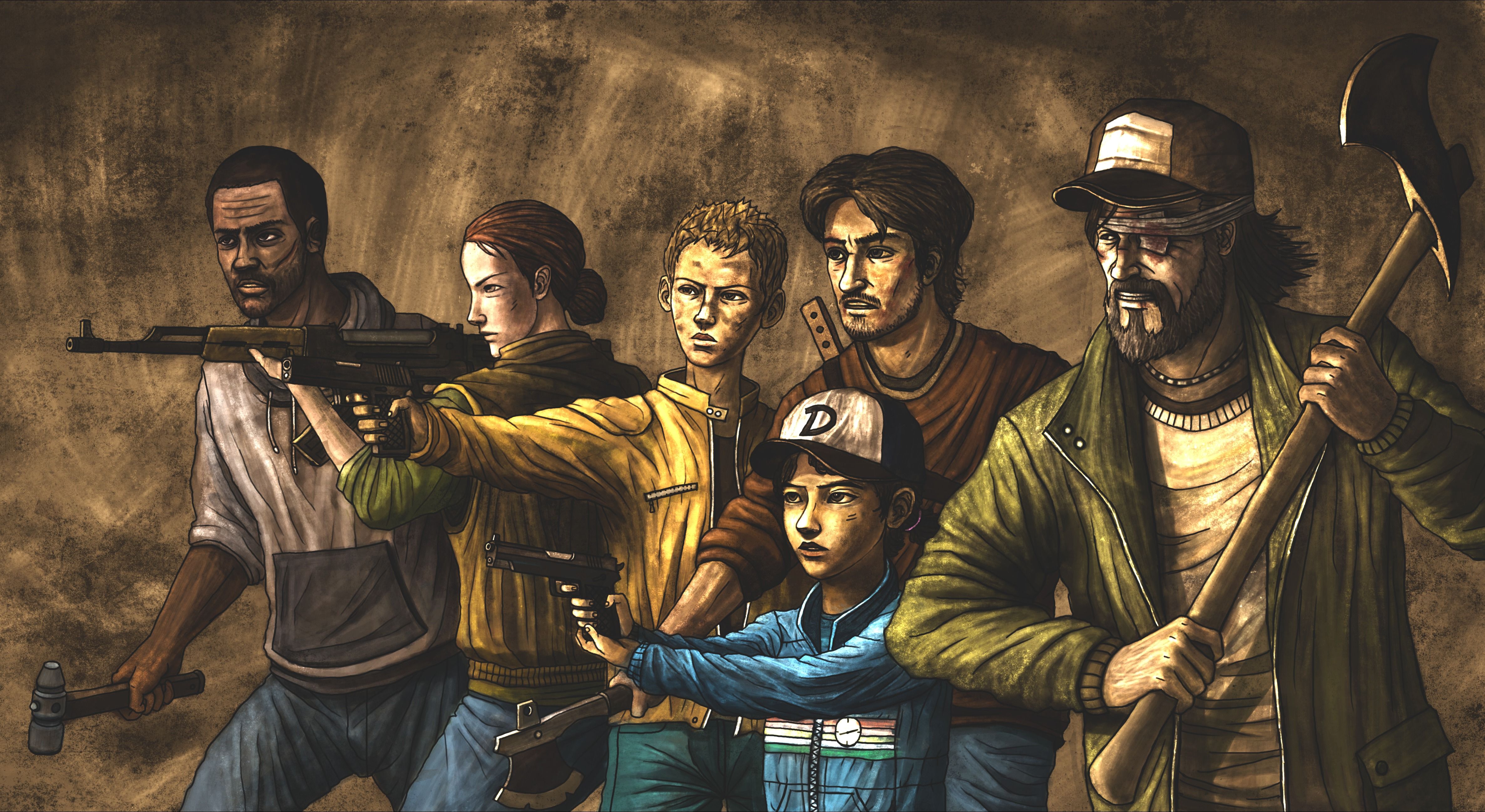 Clementine (The Walking Dead) HD Wallpaper