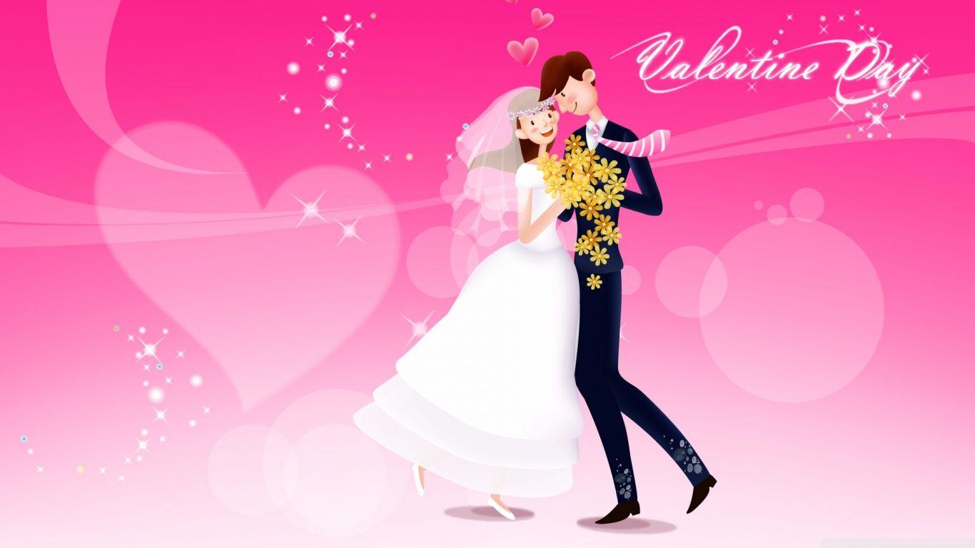 Valentine's Day Wedding ❤ 4K HD Desktop Wallpaper for 4K Ultra HD