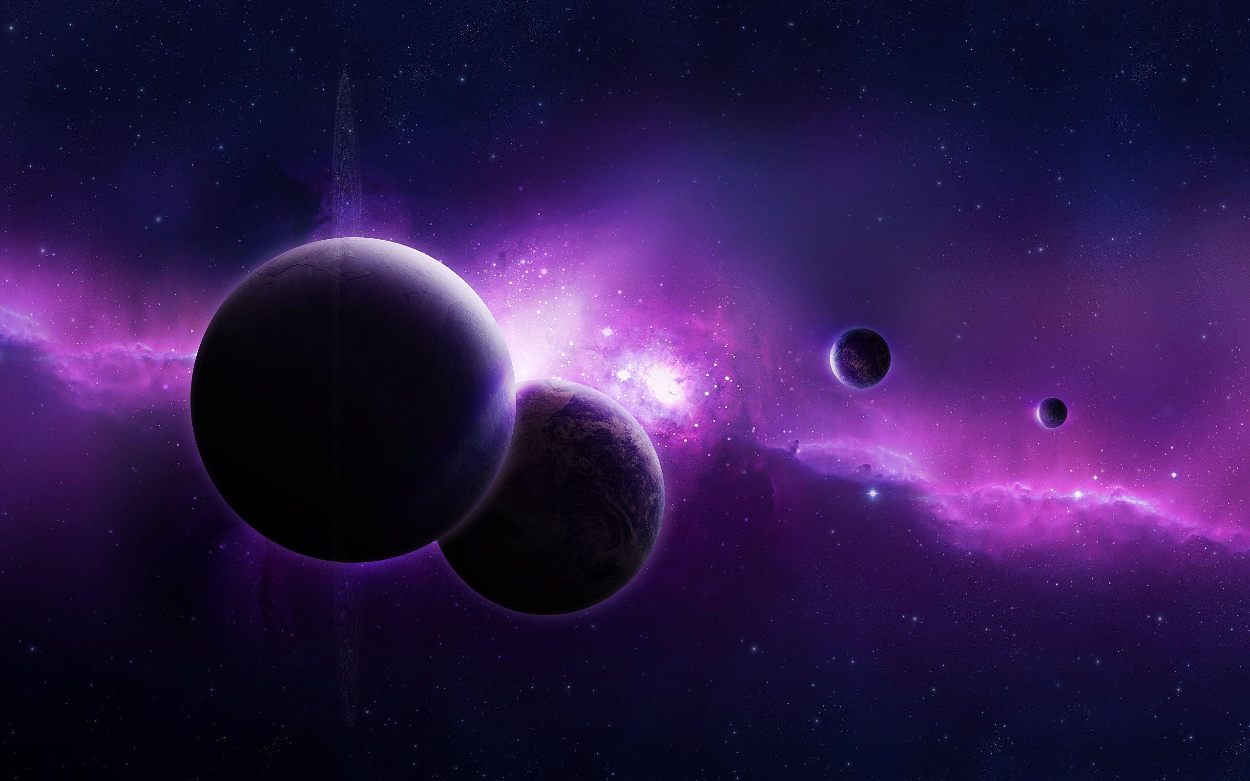 Purple Universe Wallpaper