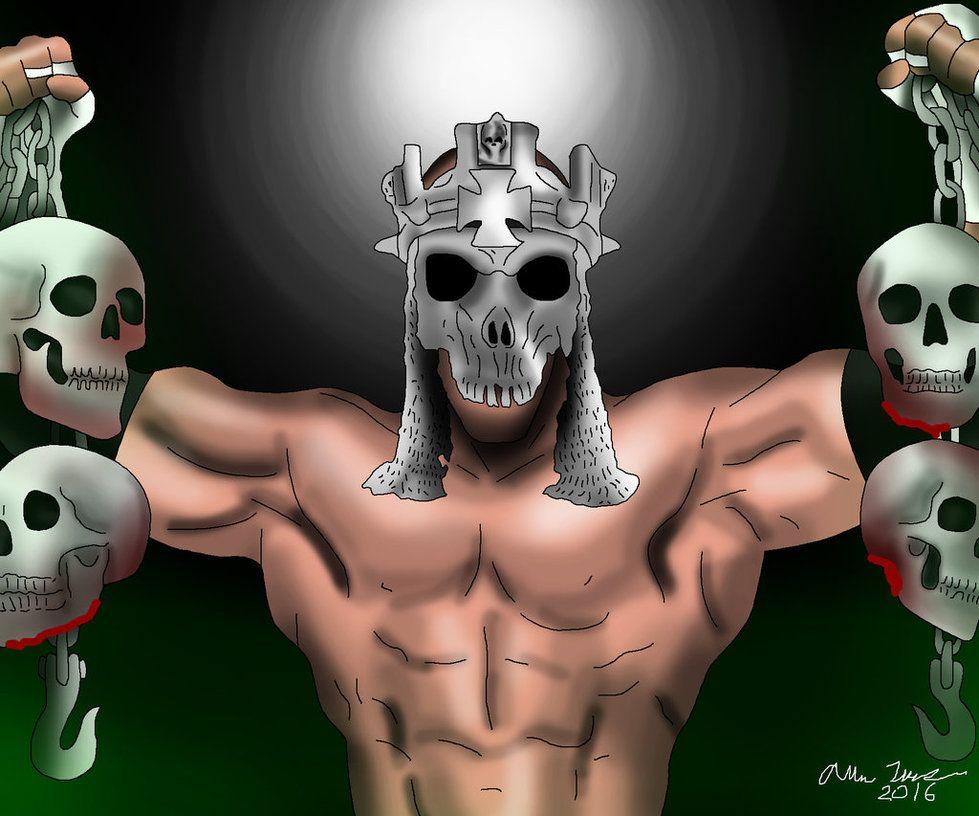 Triple H Skullking Drawing