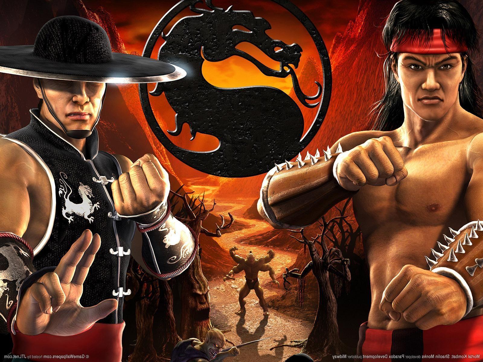 Liu Kang and Kung Lao kombat: shaolin monks. Mortal Kombat