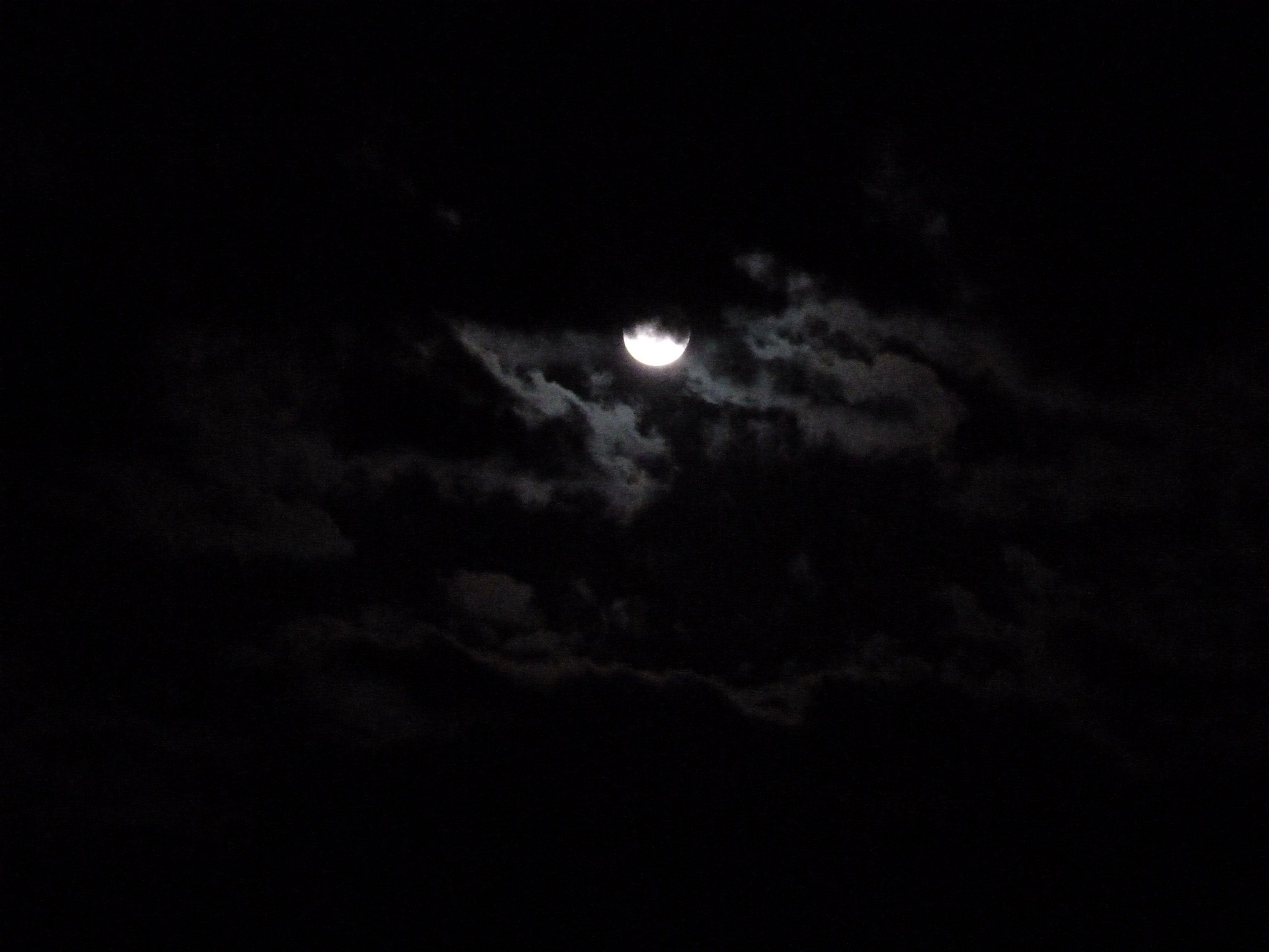 Sky: Moonlight Moon Sky Nature Mystic Clouds Full Dark Wallpaper
