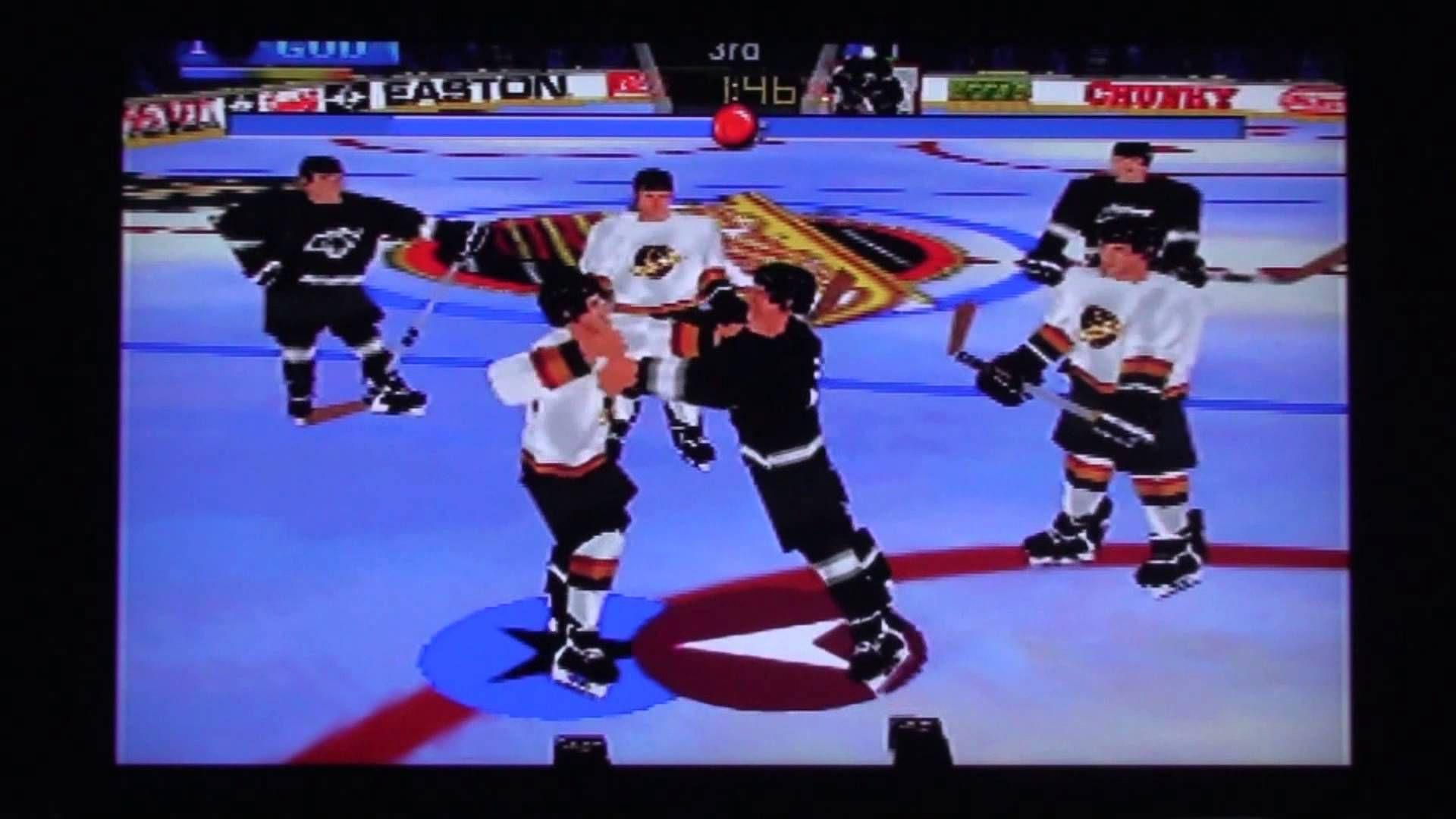 Wayne Gretzkys 3D Hockey Hockey Fight (Retro Sunday)