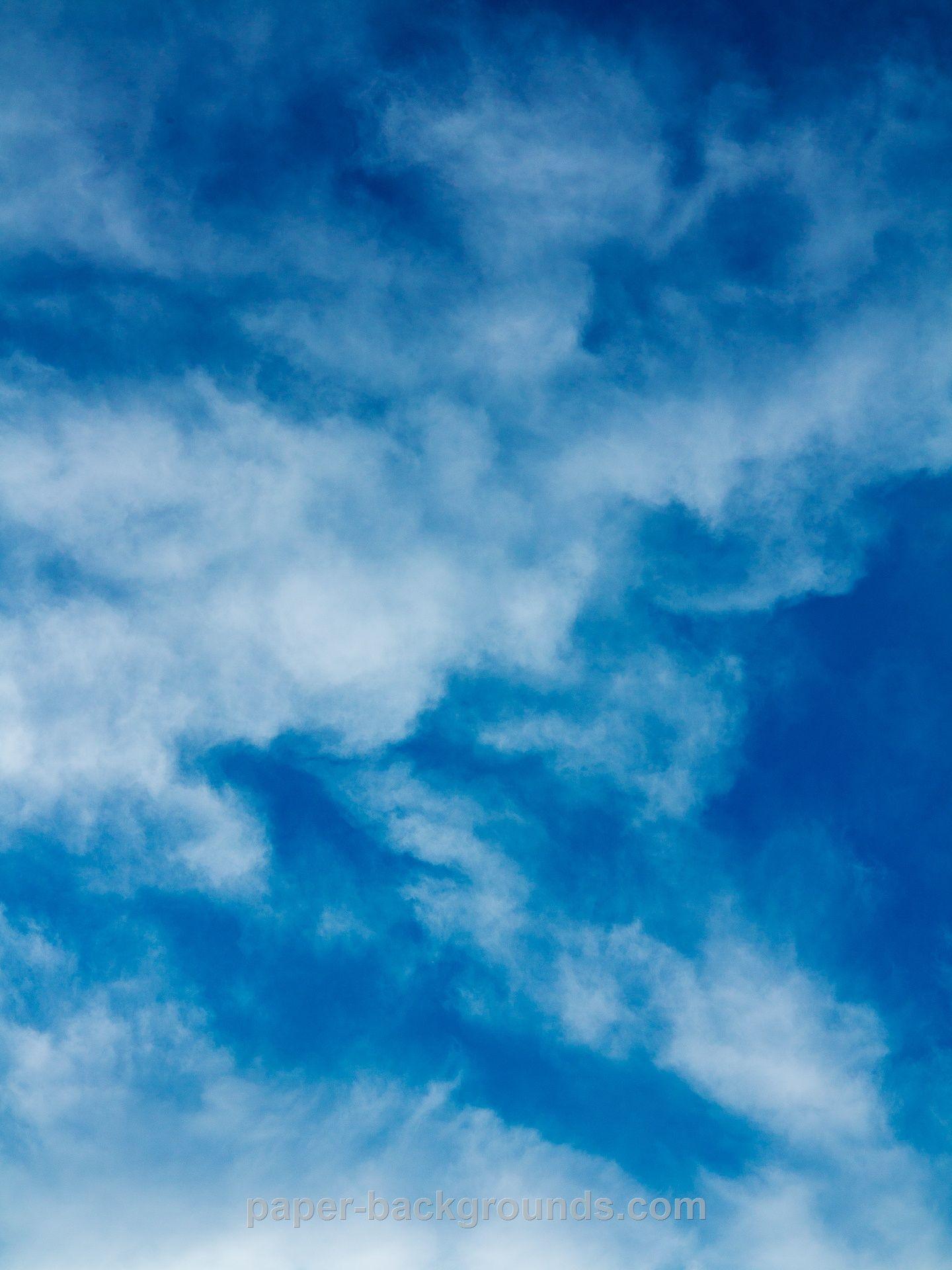 Paper Background. Blue Sky Clouds Texture Background Hd