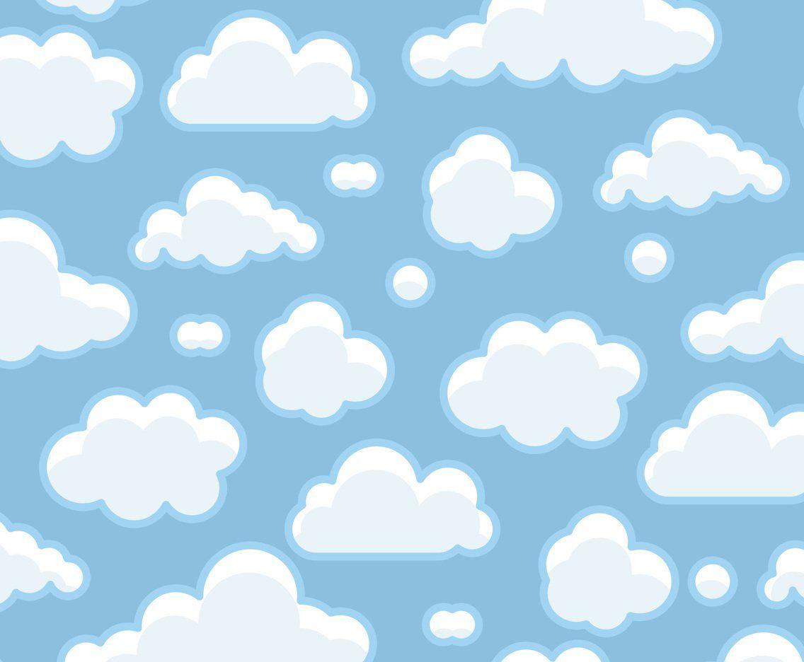 Blue Clouds Background Vector Art & Graphics