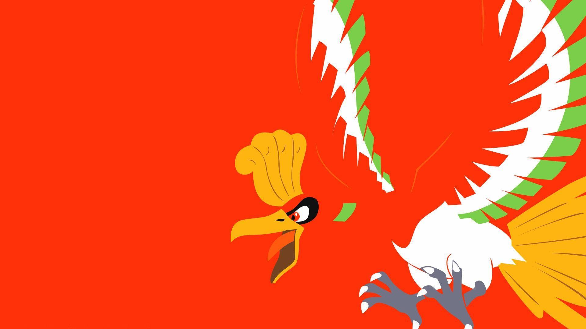 Angry Ho Oh From Pokemon HD Desktop Wallpaper, Widescreen, High