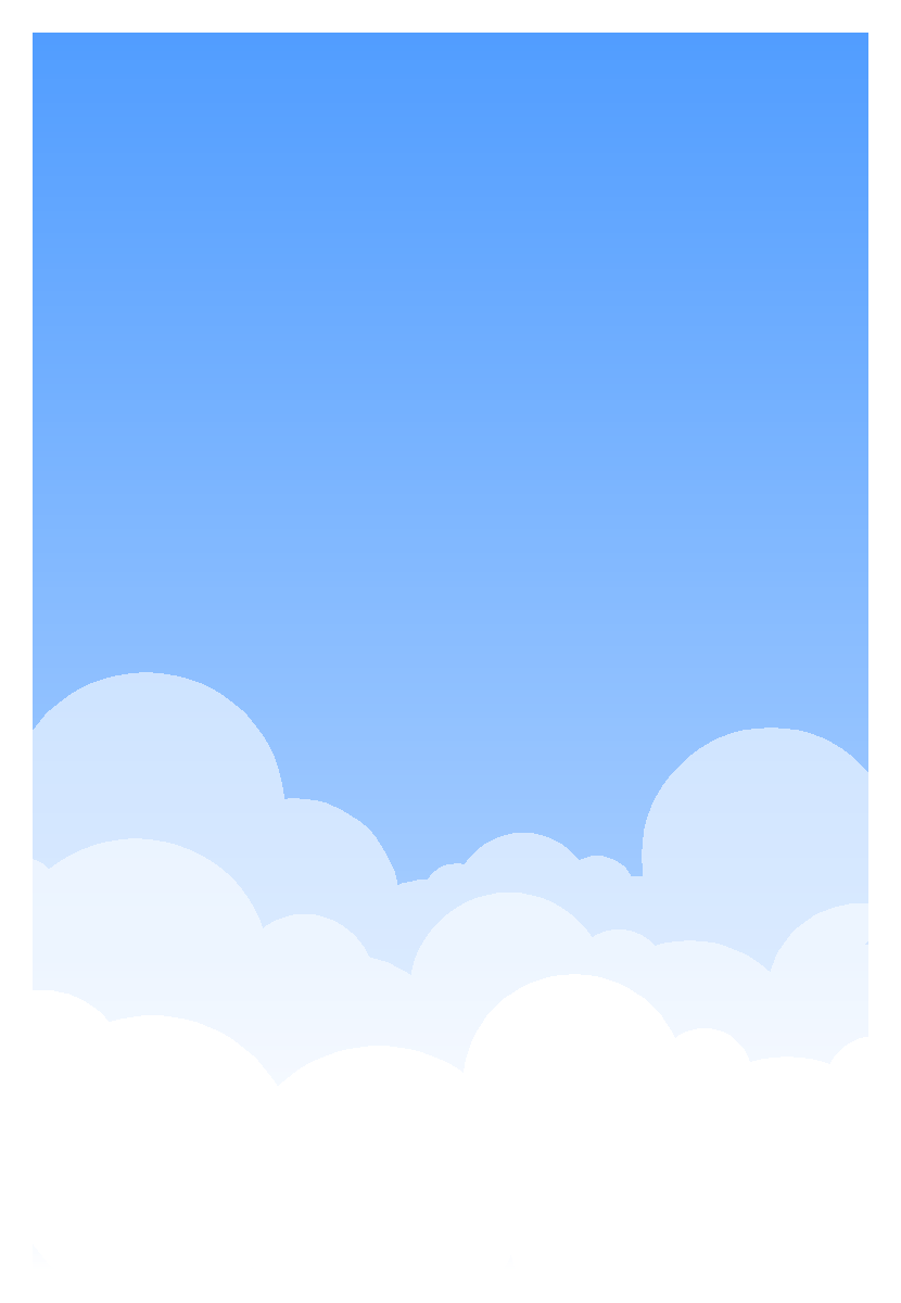 Cartoon Cloud Background Clipart Image