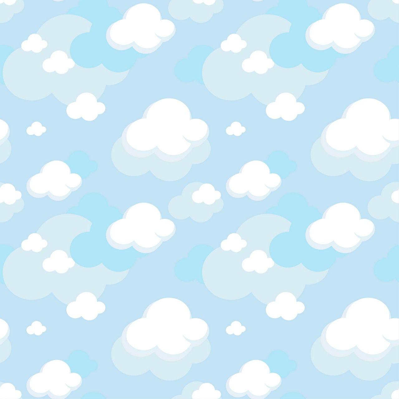 Pattern Cloud Background Vector EPS Free Download, Logo, Icon, Clipart
