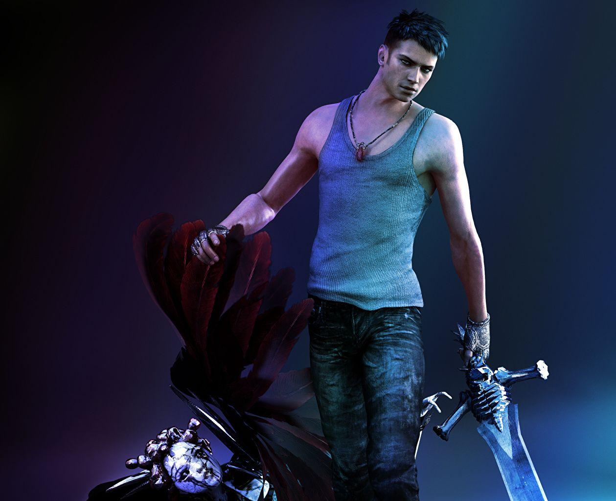 Picture Dante Devil May Cry Devil May Cry 5 Men Warriors 3D