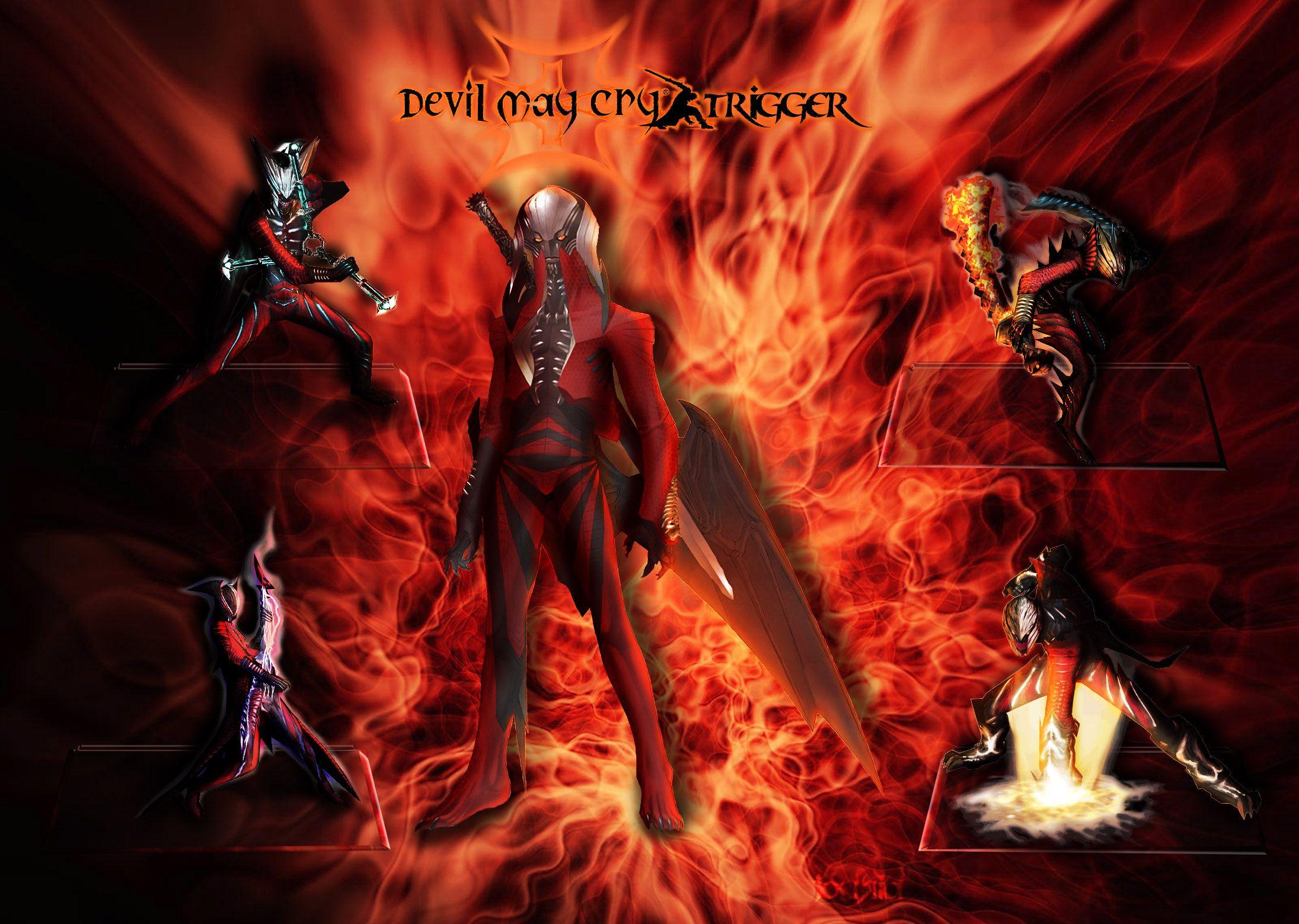 Dante's Devil Trigger Forms