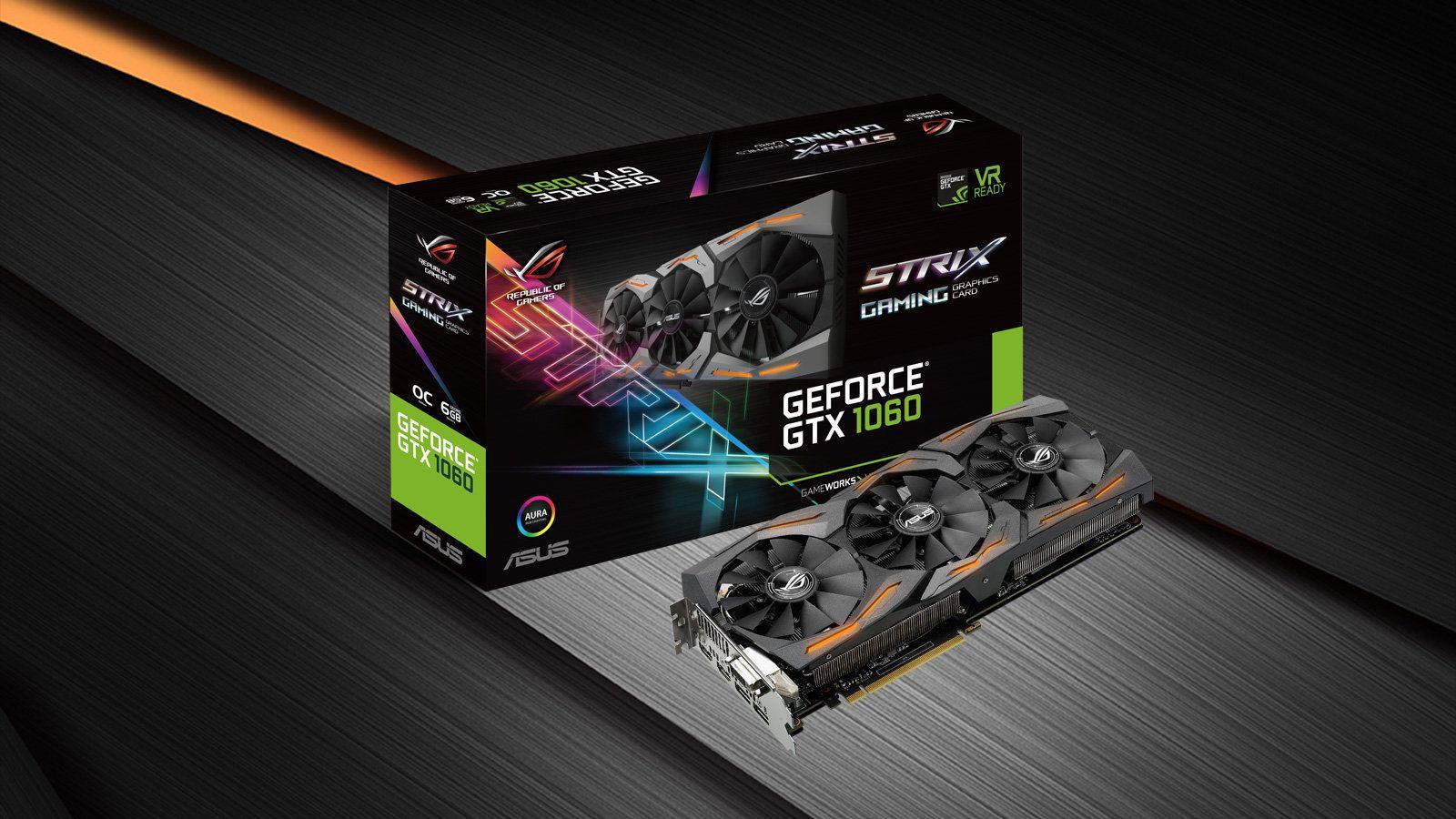ASUS Republic of Gamers Announces Strix GeForce GTX 1060. ROG